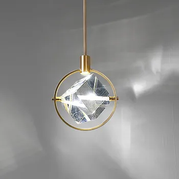 Šiuolaikinių LED Kristalų Blizgesio sieniniai šviestuvai Loft Kabinti Lempas Gyvenimo Kambario, Miegamasis Puošnus pakabukas lempa, Namų Dekoro šviesos Armatūra