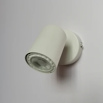 Šiuolaikinės Mielas Mažas Matinės Baltos spalvos Naktiniai Skaityti Dėmesio AC85-265V 5W GU10 LED Lemputė Pasukti prie Sienos Sconces, Miegamojo Įėjimas