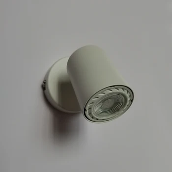 Šiuolaikinės Mielas Mažas Matinės Baltos spalvos Naktiniai Skaityti Dėmesio AC85-265V 5W GU10 LED Lemputė Pasukti prie Sienos Sconces, Miegamojo Įėjimas