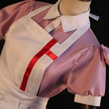 Žaidimas Tapatybės V Mikan Tsumiki Cosplay Kostiumų Gydytojas Emily Vienodas Dress Helovinas Kostiumas Moterims, Apranga Nauja 2020 M.