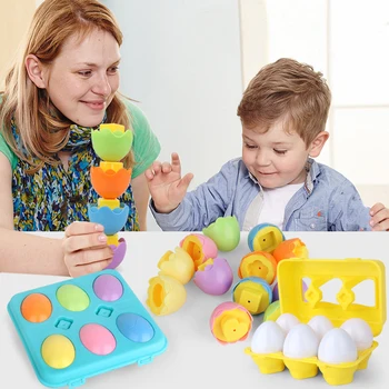 Žaislai Kiaušiniai, Švietimo Žaidimai Vaikams, Žaislai Vaikams nuo 2 iki 4 Metai, Mokymosi Forma Rungtynės Žaislas Roe Montessori Žaislai Smegenų