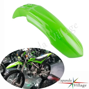 Žalia Motociklą bekelėje Enduro Mudguard Dirt Bike Motocross Plastiko Priekinio Sparno Už Kawasaki KLX150 10