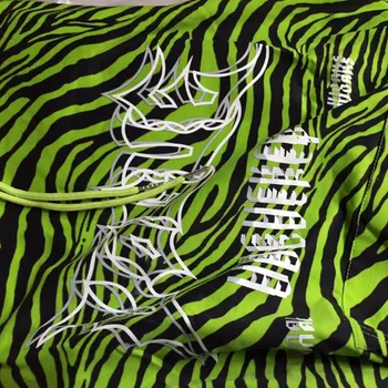 Žalia Zebras Spausdinti Moterų Prarasti Mados Ins Europos Viršūnių Palaidinukė Hoodies Negabaritinių Hoodie Harajuku Kpop Gotikos Streetwear